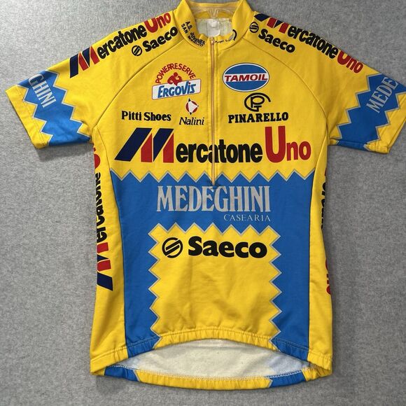 MERCATONE UNO MEDEGHINI 1994 Nalini  Med Cycling terry jersey Vintage 90s - Picture 1 of 11